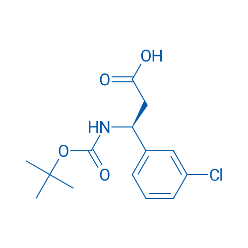 (S)-3-((tert-Butoxycarbonyl)amino)-3-(3-chlorophenyl)propanoic acid 250mg