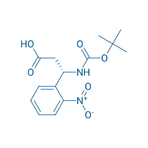 (S)-3-((tert-Butoxycarbonyl)amino)-3-(2-nitrophenyl)propanoic acid 100mg
