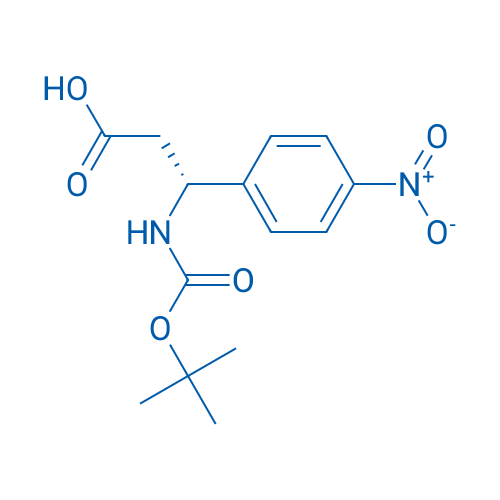 (R)-3-((tert-Butoxycarbonyl)amino)-3-(4-nitrophenyl)propanoic acid 250mg