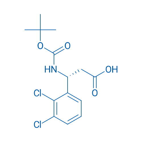 (R)-3-((tert-Butoxycarbonyl)amino)-3-(2,3-dichlorophenyl)propanoic acid 100mg