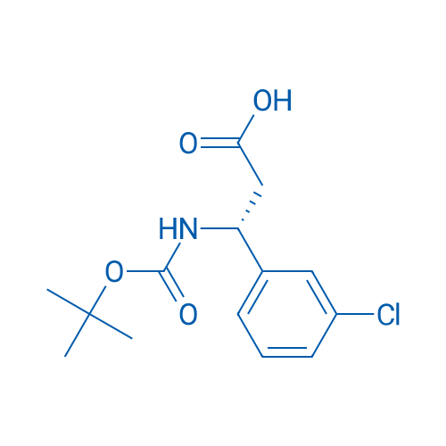 (R)-3-((tert-Butoxycarbonyl)amino)-3-(3-chlorophenyl)propanoic acid 100mg