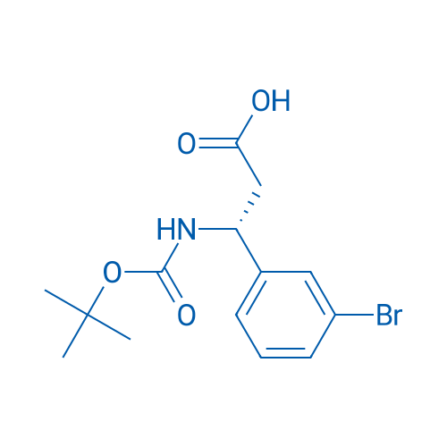 (R)-3-(3-Bromophenyl)-3-((tert-butoxycarbonyl)amino)propanoic acid 1g