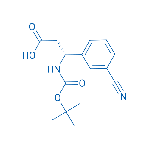 (R)-Boc-3-cyano-β-Phe-OH 250mg