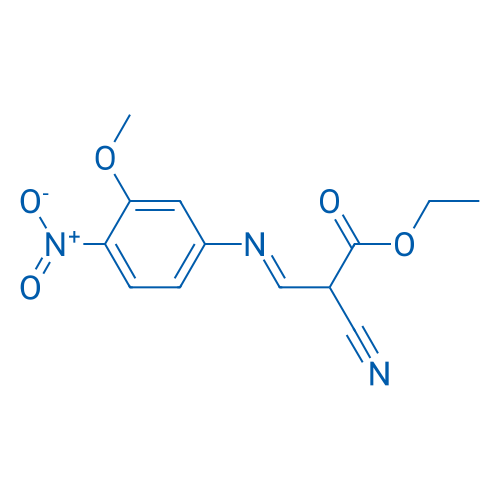 (E)-Ethyl 2-cyano-3-((3-methoxy-4-nitrophenyl)imino)propanoate 1g