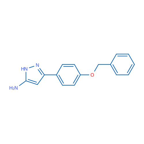 3-(4-(Benzyloxy)phenyl)-1H-pyrazol-5-amine 1g