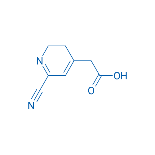 2-(2-Cyanopyridin-4-yl)acetic acid 100mg