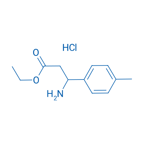 Ethyl 3-amino-3-(p-tolyl)propanoate hydrochloride 100mg