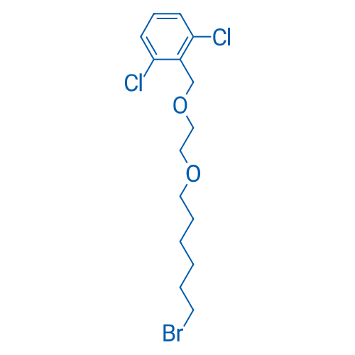 2-((2-((6-Bromohexyl)oxy)ethoxy)methyl)-1,3-dichlorobenzene 1g