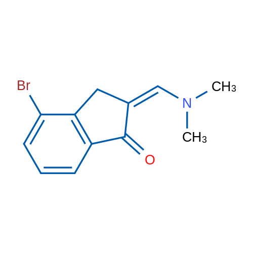4-Bromo-2-[(dimethylamino)methylidene]-2,3-dihydro-1H-inden-1-one 1g