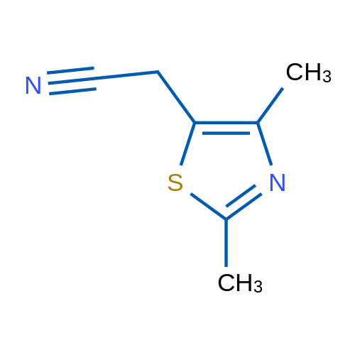 2-(2,4-Dimethylthiazol-5-yl)acetonitrile 100mg