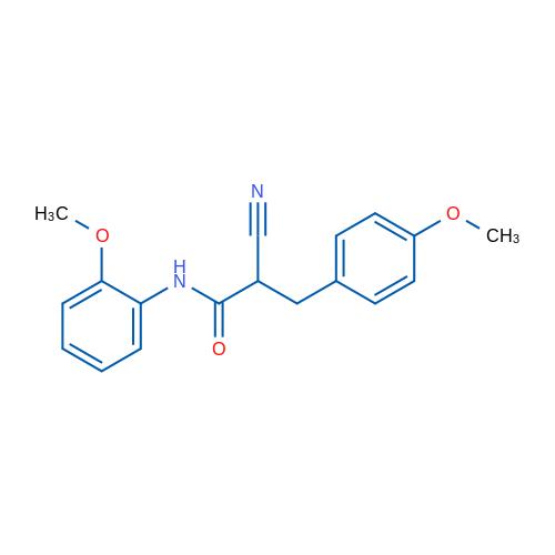 2-Cyano-N-(2-methoxyphenyl)-3-(4-methoxyphenyl)propanamide 1g