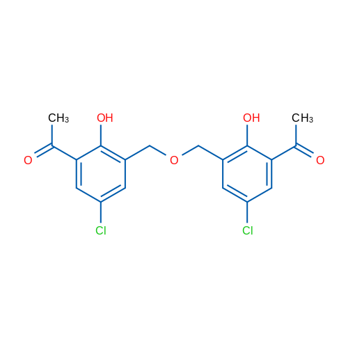 1,1'-((Oxybis(methylene))bis(5-chloro-2-hydroxy-3,1-phenylene))diethanone 1g