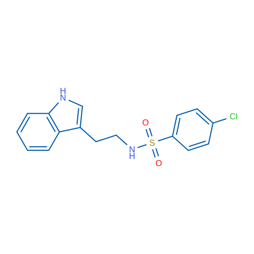 4-Chloro-N-[2-(1H-indol-3-yl)ethyl]benzene-1-sulfonamide 1g