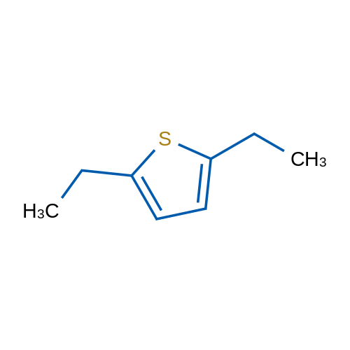 2,5-Diethylthiophene 1g