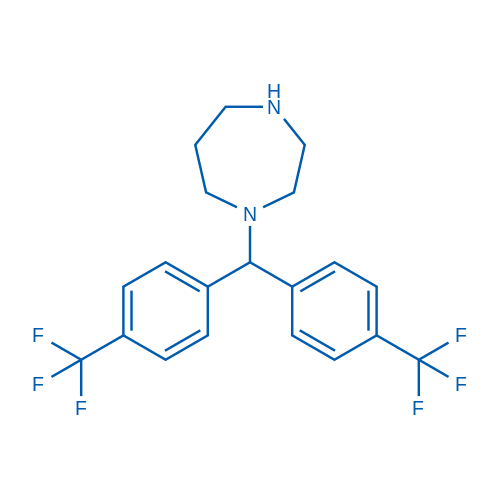 1-(Bis(4-(trifluoromethyl)phenyl)methyl)-1,4-diazepane 1g
