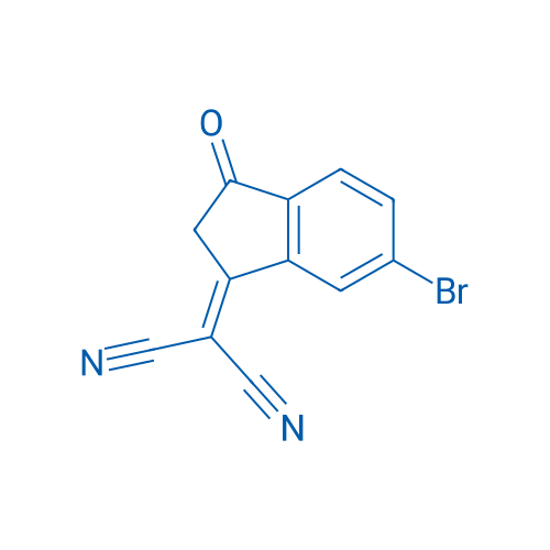 2-(6-Bromo-3-oxo-2,3-dihydro-1H-inden-1-ylidene)malononitrile 100mg