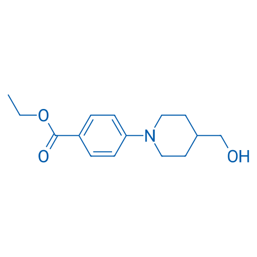 Ethyl 4-(4-(Hydroxymethyl)piperidin-1-yl)benzoate 250mg