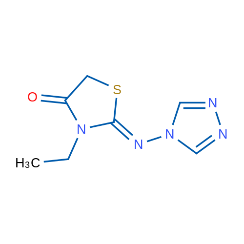 (2Z)-3-Ethyl-2-[(4H-1,2,4-triazol-4-yl)imino]-1,3-thiazolidin-4-one 1g
