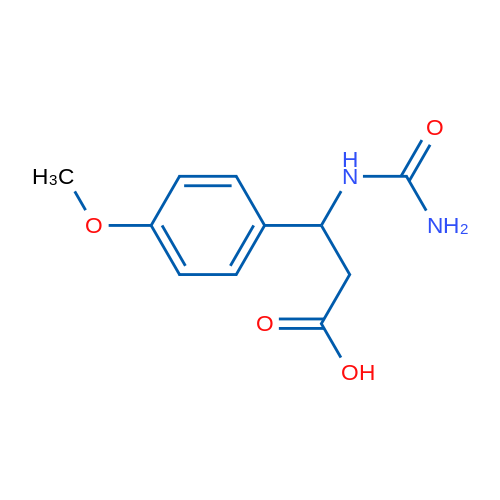3-(4-Methoxyphenyl)-3-ureidopropanoic acid 1g
