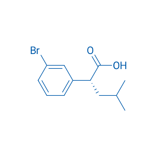 (R)-2-(3-Bromophenyl)-4-methylpentanoic acid 1g