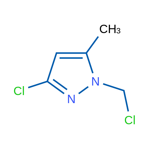 3-Chloro-1-(chloromethyl)-5-methyl-1H-pyrazole 1g