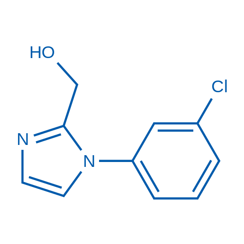 (1-(3-Chlorophenyl)-1H-imidazol-2-yl)methanol 50mg
