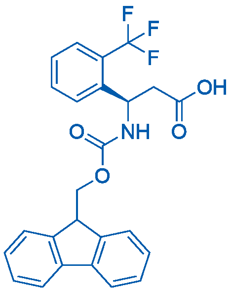 Fmoc-D-β-Phe(2-CF3)-OH 250mg