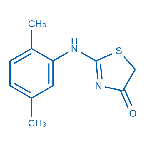 2-[(2,5-Dimethylphenyl)amino]-4,5-dihydro-1,3-thiazol-4-one 100mg