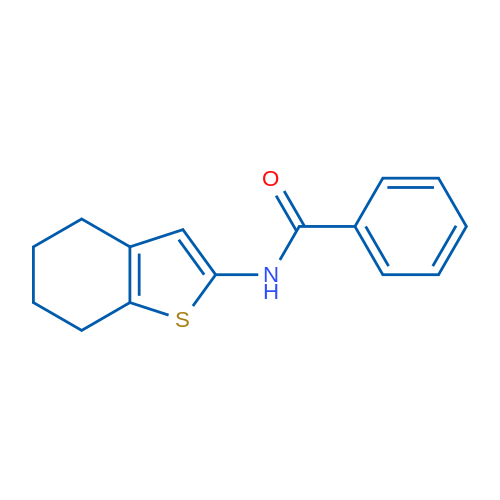 N-(4,5,6,7-Tetrahydrobenzo[b]thiophen-2-yl)benzamide 1g