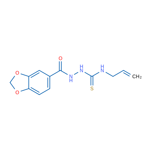 N-{[(prop-2-en-1-yl)carbamothioyl]amino}-2H-1,3-benzodioxole-5-carboxamide 1g