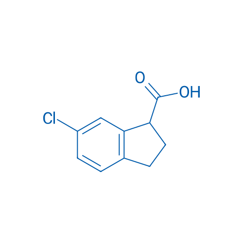 6-Chloro-2,3-dihydro-1H-indene-1-carboxylic acid 100mg