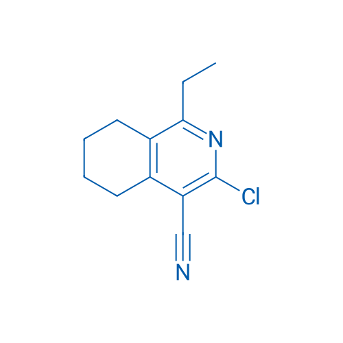 3-Chloro-1-ethyl-5,6,7,8-tetrahydroisoquinoline-4-carbonitrile 250mg