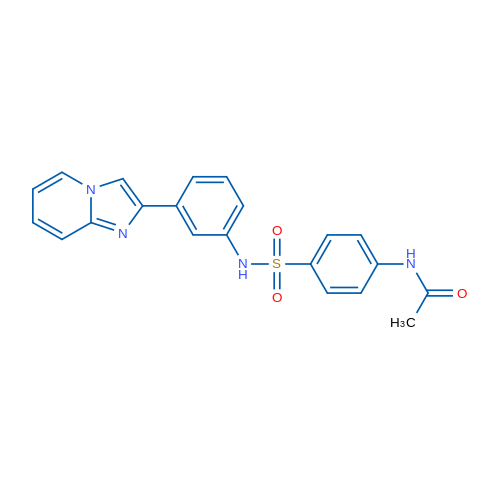 N-{4-[(3-{imidazo[1,2-a]pyridin-2-yl}phenyl)sulfamoyl]phenyl}acetamide 1g