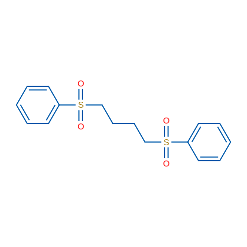 [4-(Benzenesulfonyl)butanesulfonyl]benzene 1g