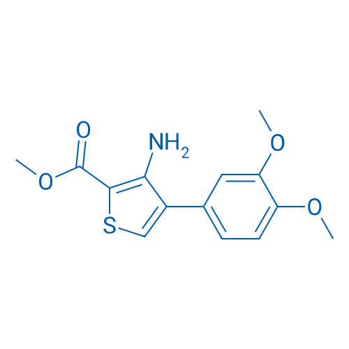 Methyl 3-amino-4-(3,4-dimethoxyphenyl)thiophene-2-carboxylate 250mg