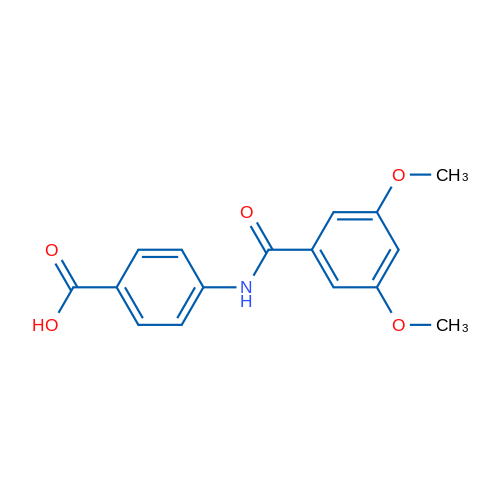 4-(3,5-Dimethoxybenzamido)benzoic acid 1g