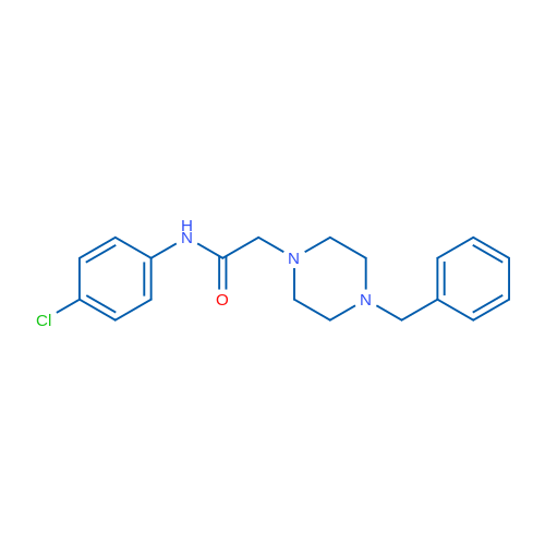 2-(4-Benzylpiperazin-1-yl)-N-(4-chlorophenyl)acetamide 1g