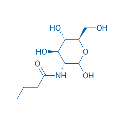 N-((3R,4R,5S,6R)-2,4,5-Trihydroxy-6-(hydroxymethyl)tetrahydro-2H-pyran-3-yl)butyramide 250mg