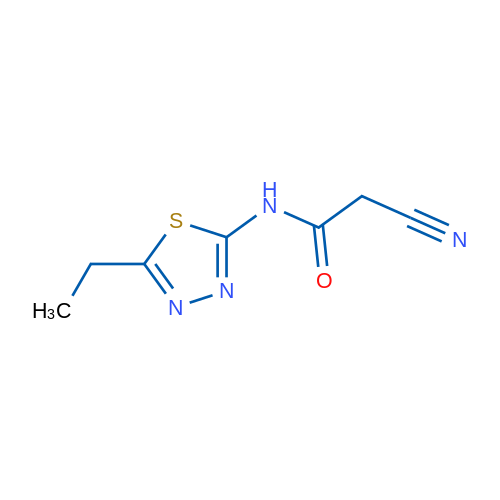 2-Cyano-N-(5-ethyl-1,3,4-thiadiazol-2-yl)acetamide 1g