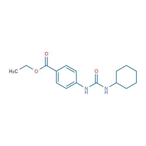 Ethyl 4-[(cyclohexylcarbamoyl)amino]benzoate 1g