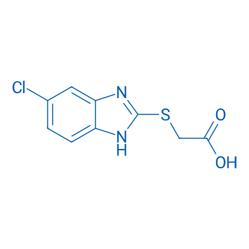 2-((5-Chloro-1H-benzo[d]imidazol-2-yl)thio)acetic acid 250mg