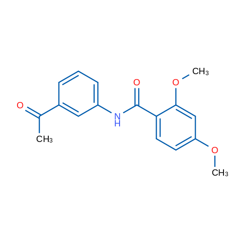 N-(3-Acetylphenyl)-2,4-dimethoxybenzamide 1g