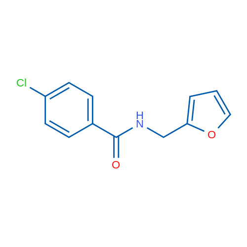 4-CHloro-n-furan-2-ylmethyl-benzamide 5g