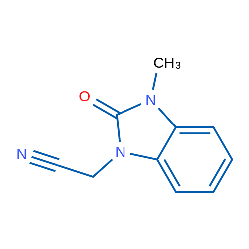 2-(3-Methyl-2-oxo-2,3-dihydro-1H-benzo[d]imidazol-1-yl)acetonitrile 1g