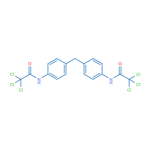 N,N'-(Methylenebis(4,1-phenylene))bis(2,2,2-trichloroacetamide) 1g