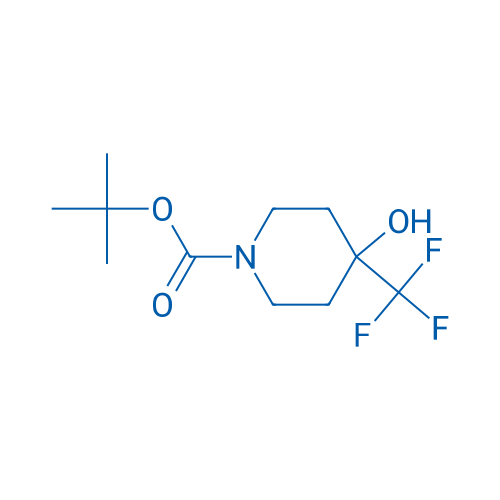tert-Butyl 4-hydroxy-4-(trifluoromethyl)piperidine-1-carboxylate 100mg