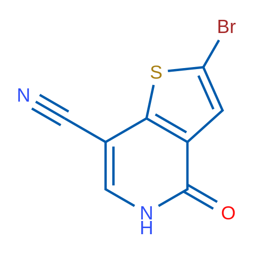 2-Bromo-4-oxo-4,5-dihydrothieno[3,2-c]pyridine-7-carbonitrile 1g