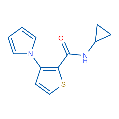 N-Cyclopropyl-3-(1H-pyrrol-1-yl)thiophene-2-carboxamide 1g