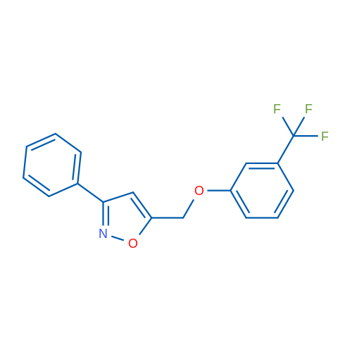 3-Phenyl-5-{[3-(trifluoromethyl)phenoxy]methyl}-1,2-oxazole 1g