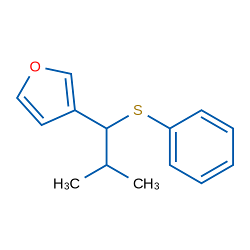 3-[2-Methyl-1-(phenylsulfanyl)propyl]furan 1g